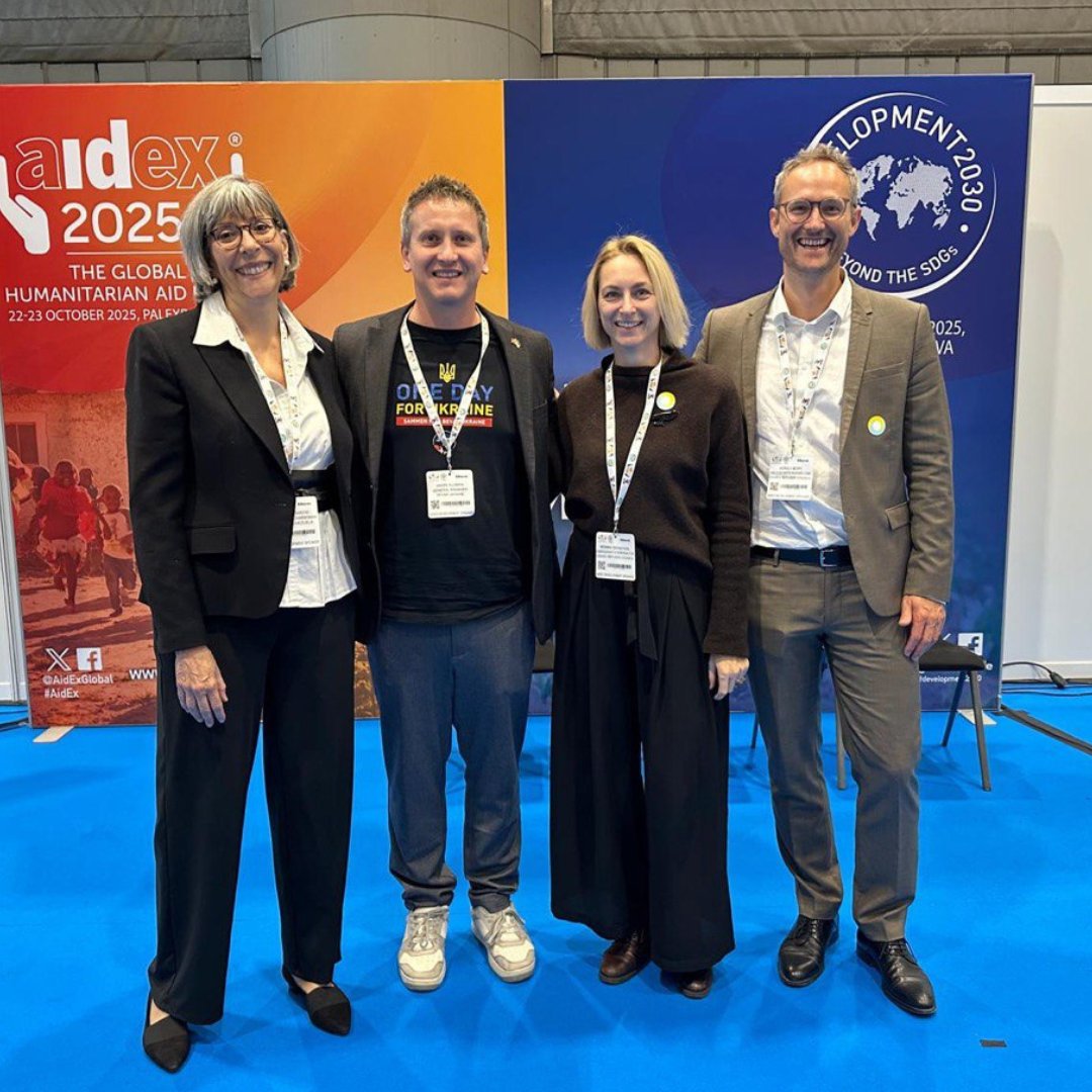 The AidEx 2025, <a href="/AidExGlobal/">AidEx Events</a> in Geneva gathered global humanitarian leaders to shape the future of crisis response. Andrii Kuzmyn, CEO of <a href="/BevarUkraine/">Bevar Ukraine</a> joined as a speaker and panelist.

Thank you DEMAC for fostering global collaboration!

#BevarUkraine #DEMAC #AidEx #AidEx2025