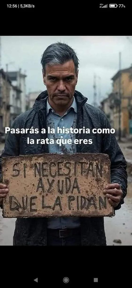 No queremos a Sánchez en Valencia en el funeral de Estado por las víctimas de la RIADA.