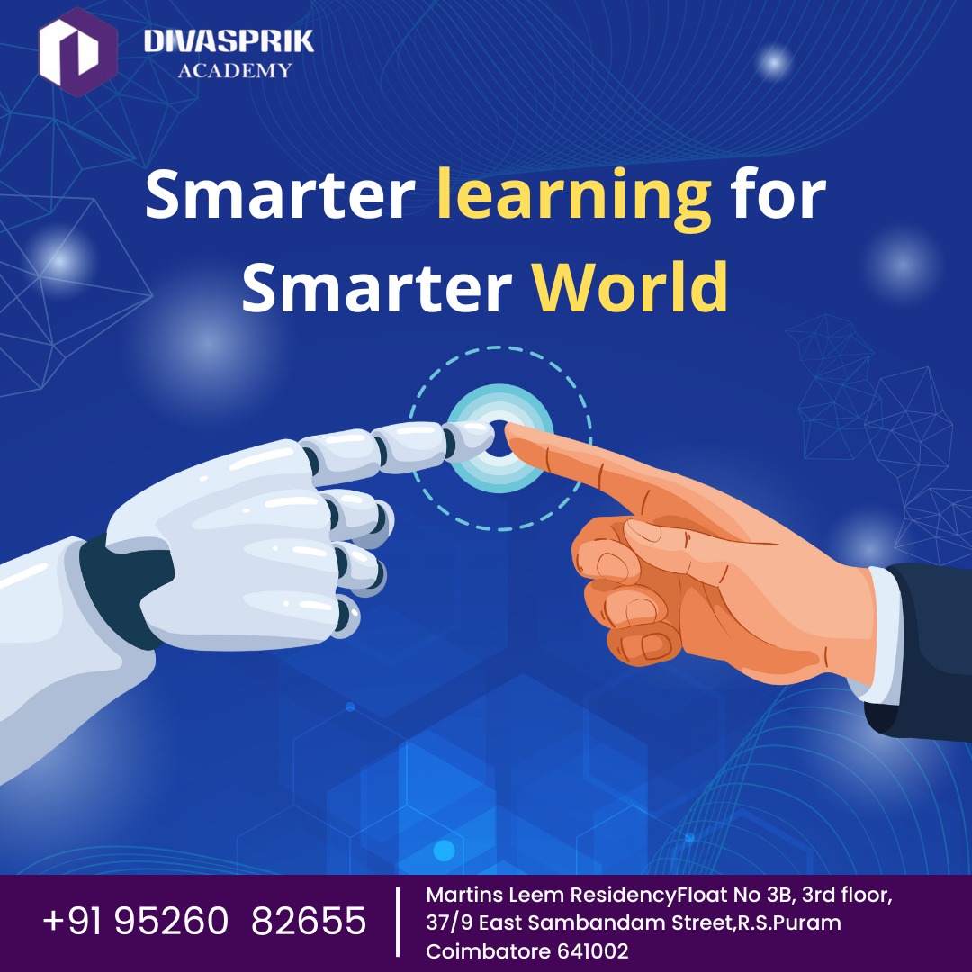 DivasprikAcdmy's tweet image. Smarter Learning for a Smarter World | Divasprik Academy, Coimbatore
Unlock your future with Divasprik Academy – Coimbatore’s leading institute for AI, Machine Learning, Cybersecurity, Data Science, and App Development.
#AITraining #CyberSecurityCourse #MachineLearningInstitute