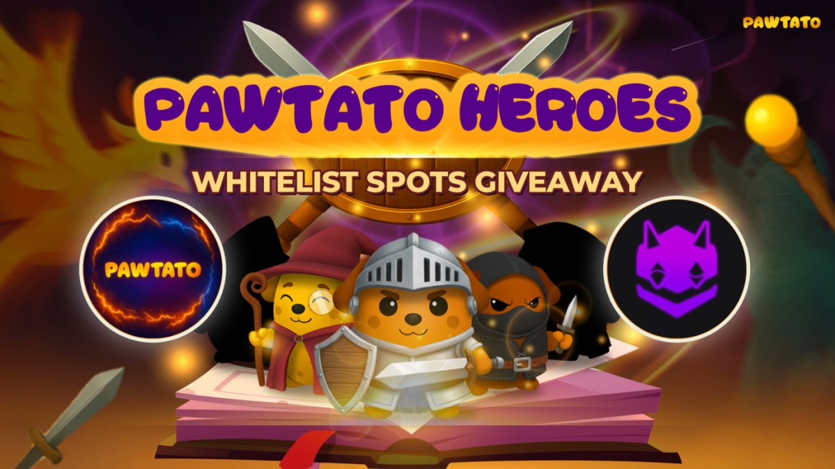 STRESS CAPITAL X <a href="/PawtatoFinance/">Pawtato Finance | Sui</a> 

We are giving away 20 WL Spots for their Pawtato Heroes NFT Mint!

Requirements:
1. Follow <a href="/PawtatoFinance/">Pawtato Finance | Sui</a> &amp; <a href="/StressCapitals/">Stress Capital</a> 
2. Like &amp; RT this post
3. Drop your SUI wallet address

⏰ 24 hours!

Get your own Heroes in the Hero NFT Mint on