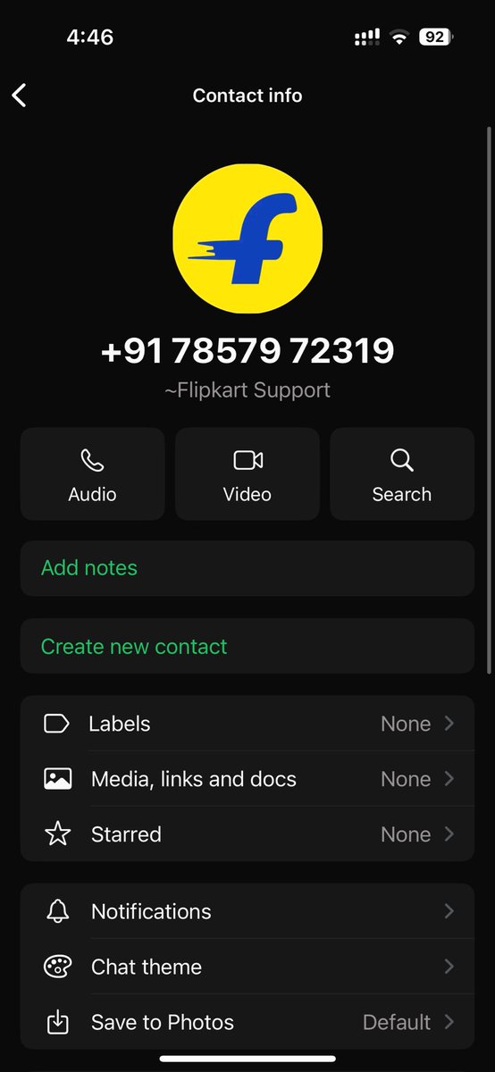 reddymcs's tweet photo. @_Flipkart____x4 @Flipkart your so-called 24/7 customer support number is fake no response at all. And now I’ve received a call from another number asking me to join a WhatsApp video call regarding my order!

This is highly unprofessional and raises serious security and fraud concerns. https://t.co/RY7UicFIvG