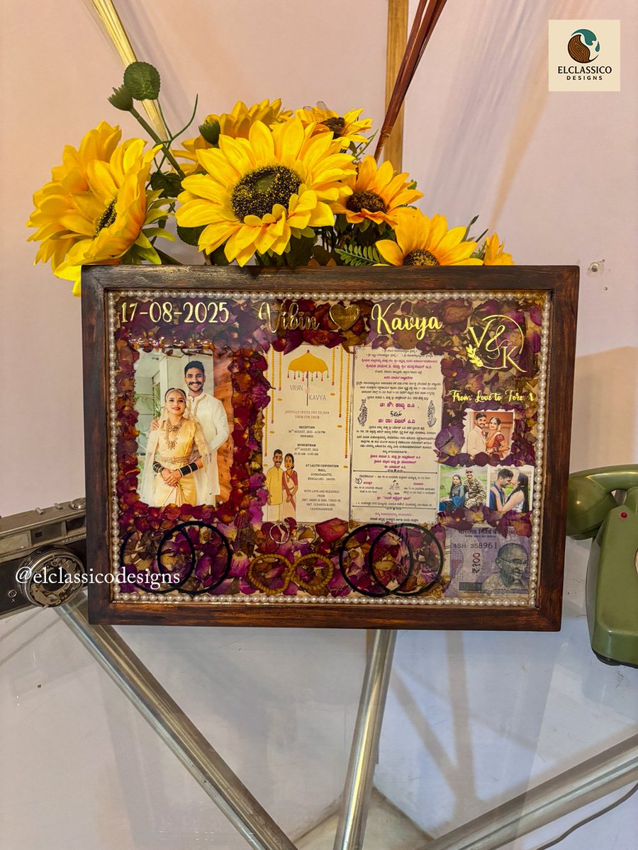 ElclassicoDsgn's tweet image. #elclassicodesigns #ResinFrame #CoupleGoals #EmotionalArt #Aesthetic #TimelessLove #HandcraftedWithLove #Keepsake #MemoryArt