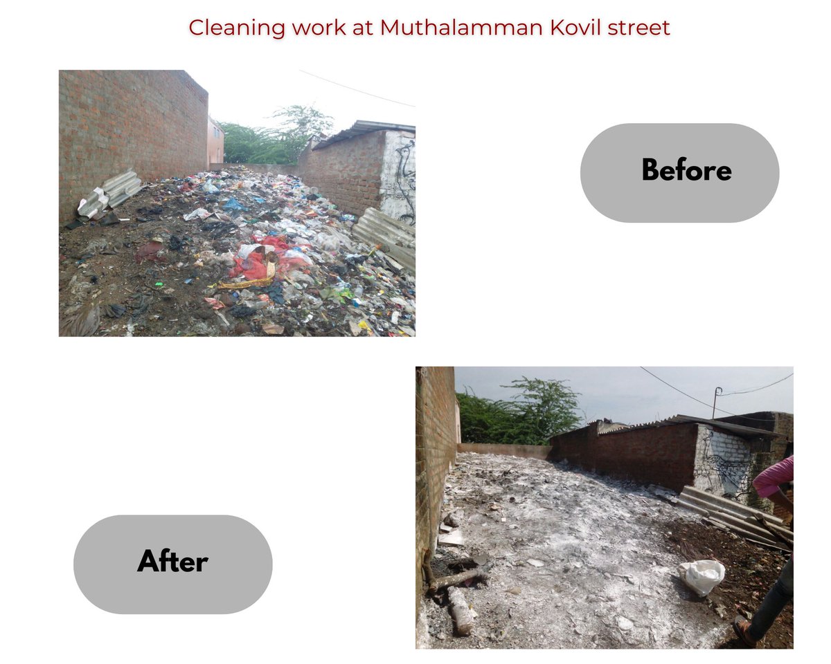 On 24-10-2025, A Cleanliness Drive at Muthalamman Kovil street was done by Sanitation Staff in observance of SHS 2025.
<a href="/RakshaSampada/">DGDE</a>

<a href="/pddesc/">pddesc</a>

#SHS2025 #SwachhataHiSeva2025 #SwachhBharatt #swachhbharatmission #Swachhotsav