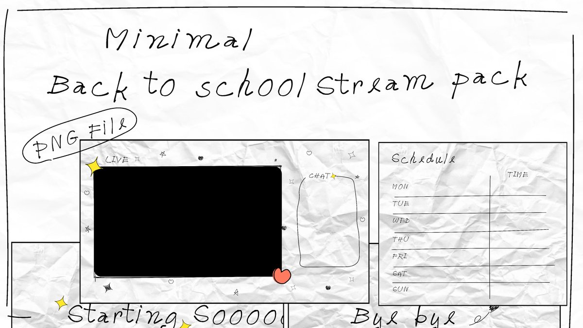 Arndaipstudio's tweet photo. Hey everyone! 😊 I just released my Minimal Back-to-School Streamer Package for anyone looking for affordable overlays!

I hope you get a lot of great use out of it! 🍀

🛒 Grab it here: https://t.co/LiO1VuY6i1

#VTuberAssets #Vtuber #streamer #Twitch https://t.co/g1oumDhtpT