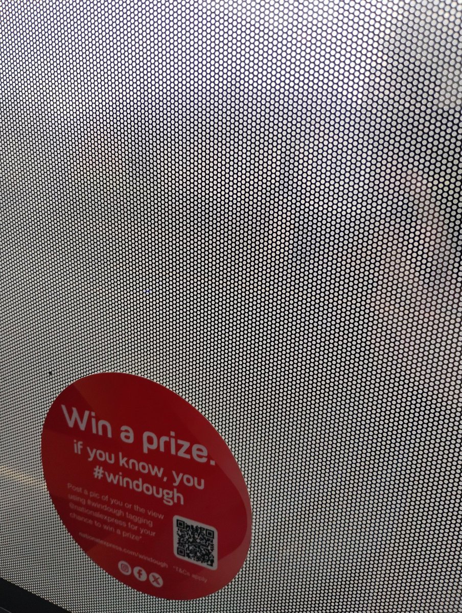 aberdarecat91's tweet photo. @nationalexpress 

#WinDough a bit ironic that you're asking for a view photo on the coach when the view is obscured with an advert 😂😂 this is my view. What a great view when you cannot see anything hey?! https://t.co/blwCghOsFk