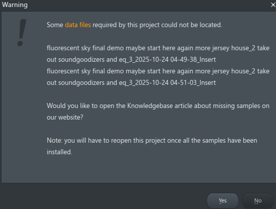 nathonyx's tweet image. this is a nightmare error for fl studio users