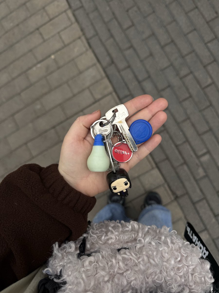 Показуйте свої брелоки на ключах👇🏻
Сьогодні взяла у <a href="/bloodagents/">Агенти крові</a> зі своєю групою крові🤭