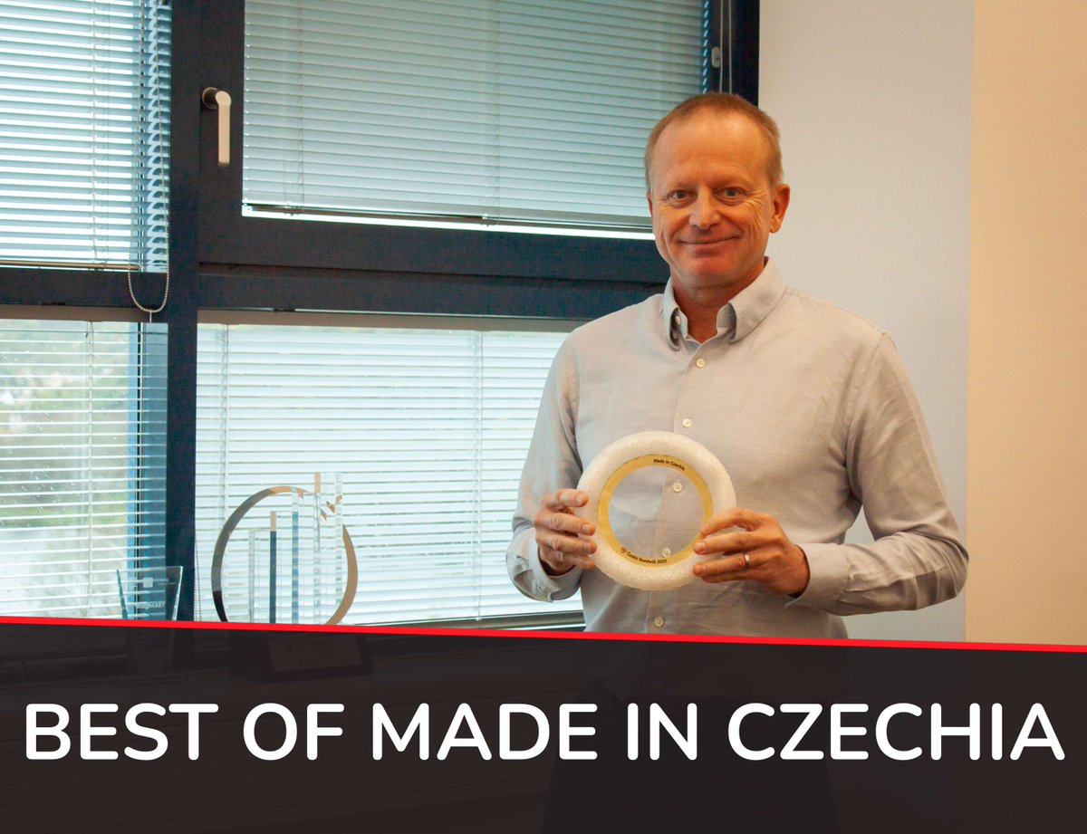 Apparently, we are the best Czech manufacturer 🏭
That's was the results of Český Goodwill award poll. 🎉We won first place in Made in Czechia category.

We are honored to receive the public's votes as well as to have won favor of the jury.
