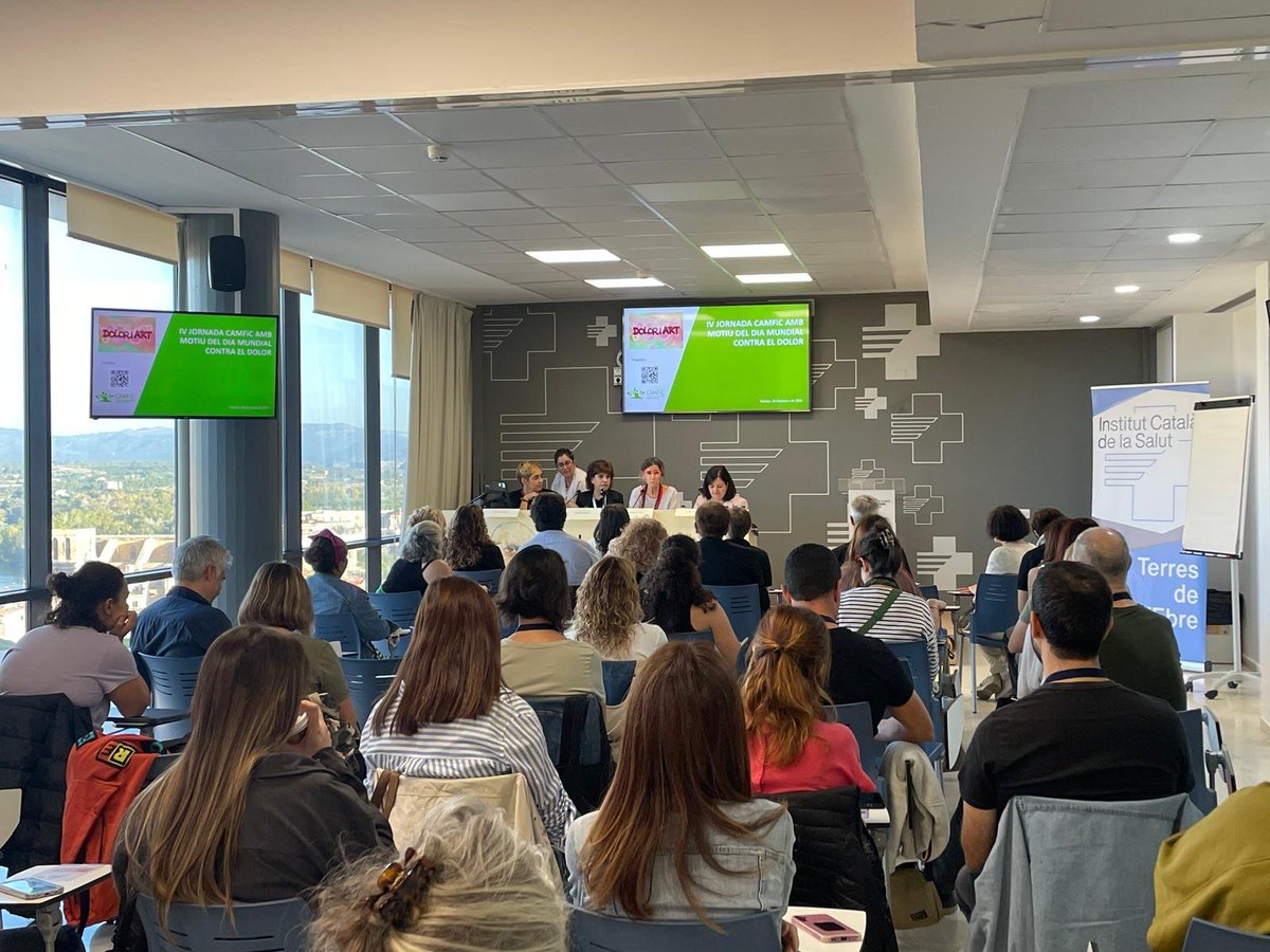 CAMFiC's tweet photo. A la IV Jornada #DoloriArt ens submergim avui en un programa inspirador amb artistes com Xè Canal, Manel Morral, Ignasi Blanch i Alejandro Palomas, entre d'altres... que ens guien per aprofundir en la connexió art-dolor. Aprenentatge, reflexió i emoció! https://t.co/1Y7ZMQ6ol5
