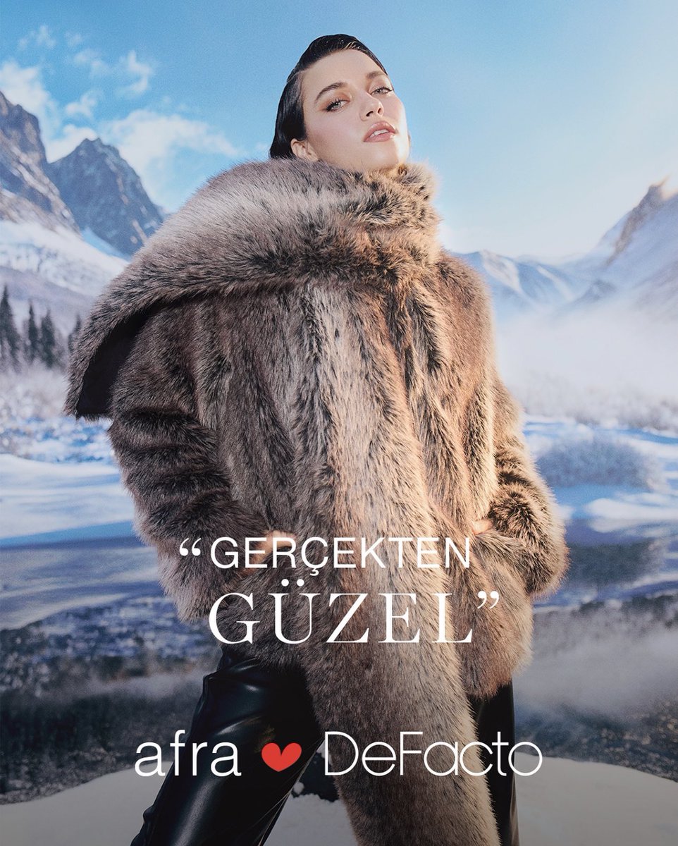 Gerçekten güzel 
#AfraSaraçoğlu x #Defacto