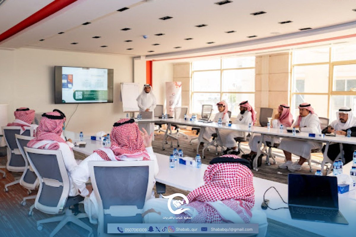 سعدنا في جمعية شباب بالقريات بزيارة مؤسسة أبانمي، وحضور دورة قدمها الأستاذ سعود البريكان، تناولت التعريف بالمؤسسة ودورها، بالإضافة إلى مناقشة دور الجمعيات الشبابية في مختلف المجالات لتحقيق تأثير إيجابي لتمكين الشباب