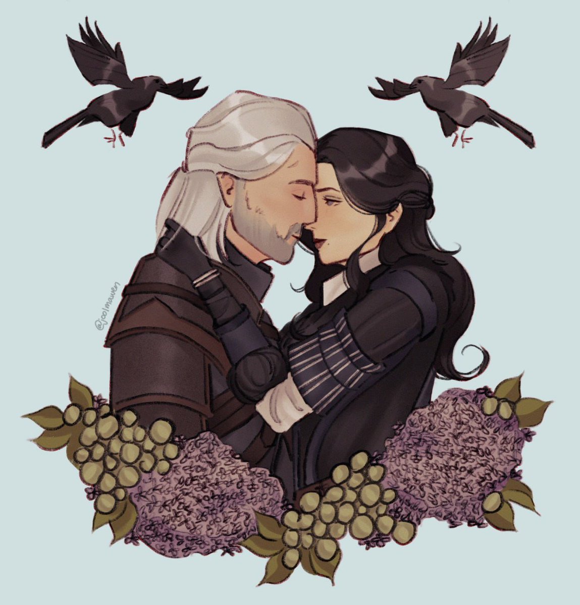 thewitcher's tweet photo. True love 💜

Fanart by @joolmawen https://t.co/P7LmpqbpLe