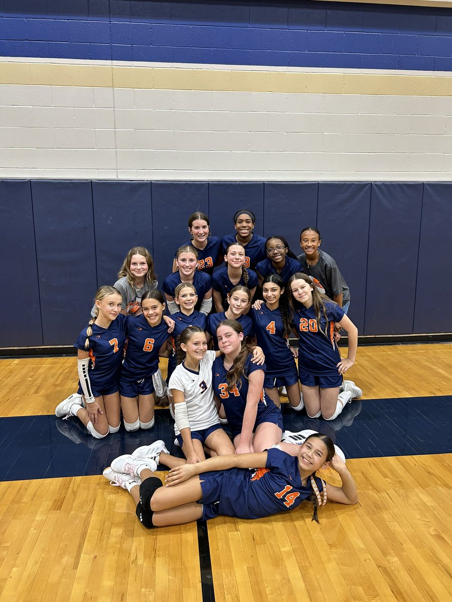 ZONE CHAMPIONS! Congratulations to 7th grade Navy &amp; Orange on their undefeated Zone Championships. 7th Orange also finished UNDEFEATED for the season. Way to WIN THE DAY!! <a href="/CFISDAthletics/">CFISDAthletics</a> <a href="/SpragueCubs/">SpragueCUBS</a> <a href="/BridgelandVB/">BridgelandVB</a>
