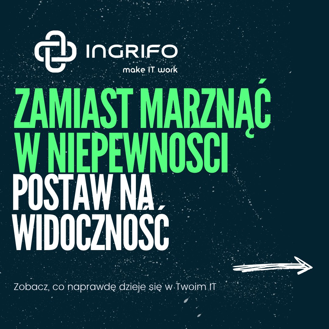 IngrifoWarszawa's tweet image. Zamiast marznąć w niepewności – postaw na widoczność.
Zintegruj monitoring z ITSM i reaguj zanim użytkownik zauważy problem.
✔️ pełna widoczność
✔️ krótszy czas reakcji
✔️ kontekst dla incydentu

#Ingrifo #ITSM #MonitoringIT #Automation