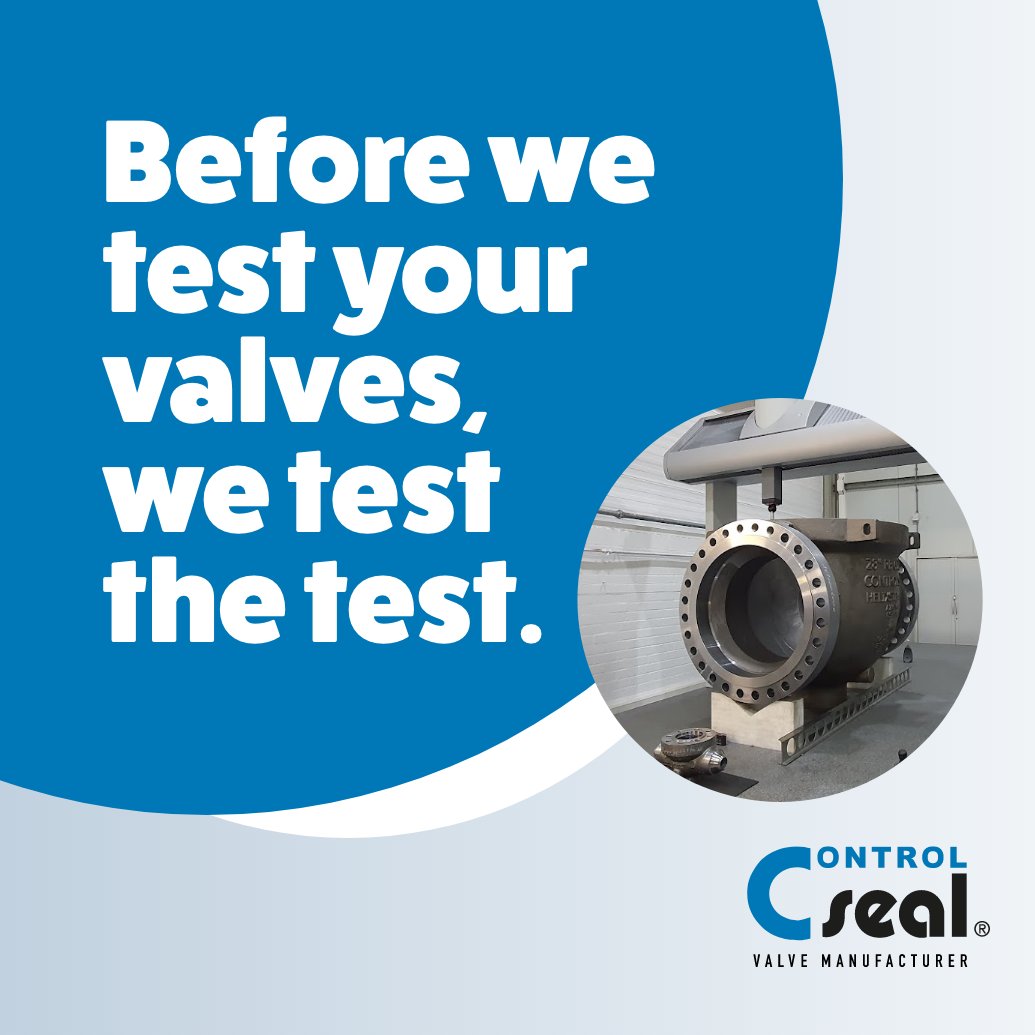 ControlSeal_Int's tweet image. Ever wonder what happens before a valve test?
At Control Seal, we make sure our testing systems are verified and calibrated first - because before we test the valve, we test the test.

Tested. Trusted. Certified