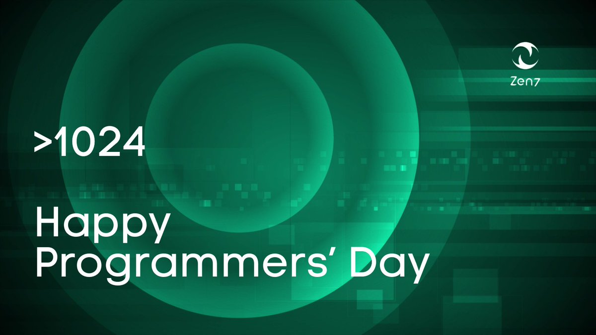 Zen7Labs's tweet image. print("1024\nHappy programmer's day")
Honoring every builder who keeps building the decentralized future. 👨💻