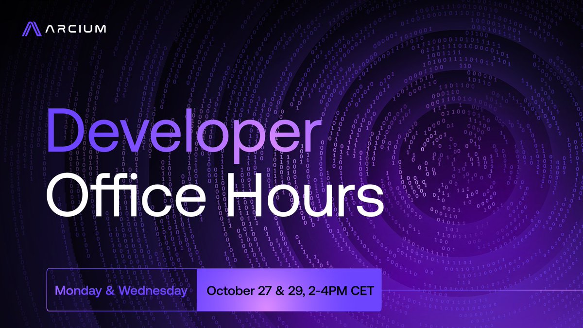 Arcium's tweet image. The @colosseum Cypherpunk Hackathon ends in ONE week!

Join our Developer Office Hours on Monday &amp;amp; Wednesday to connect with our engineers, ask questions, and get help finishing strong.

It will be hosted in the Arcium Discord.
