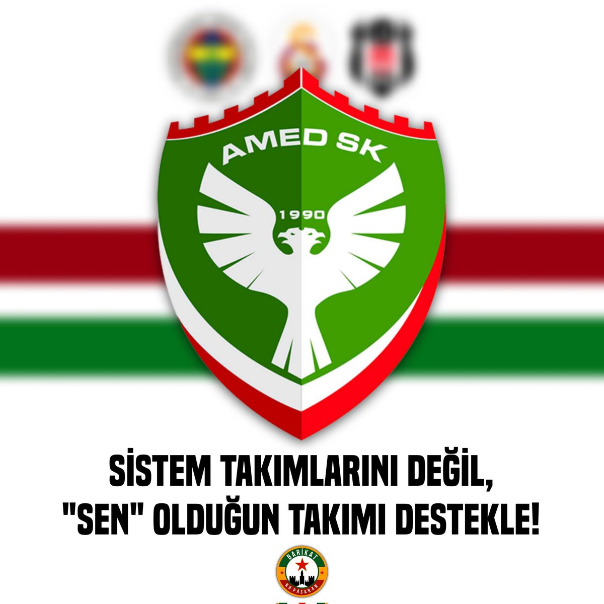 Sistem takımlarını değil "sen" olduğun takımı destekle!