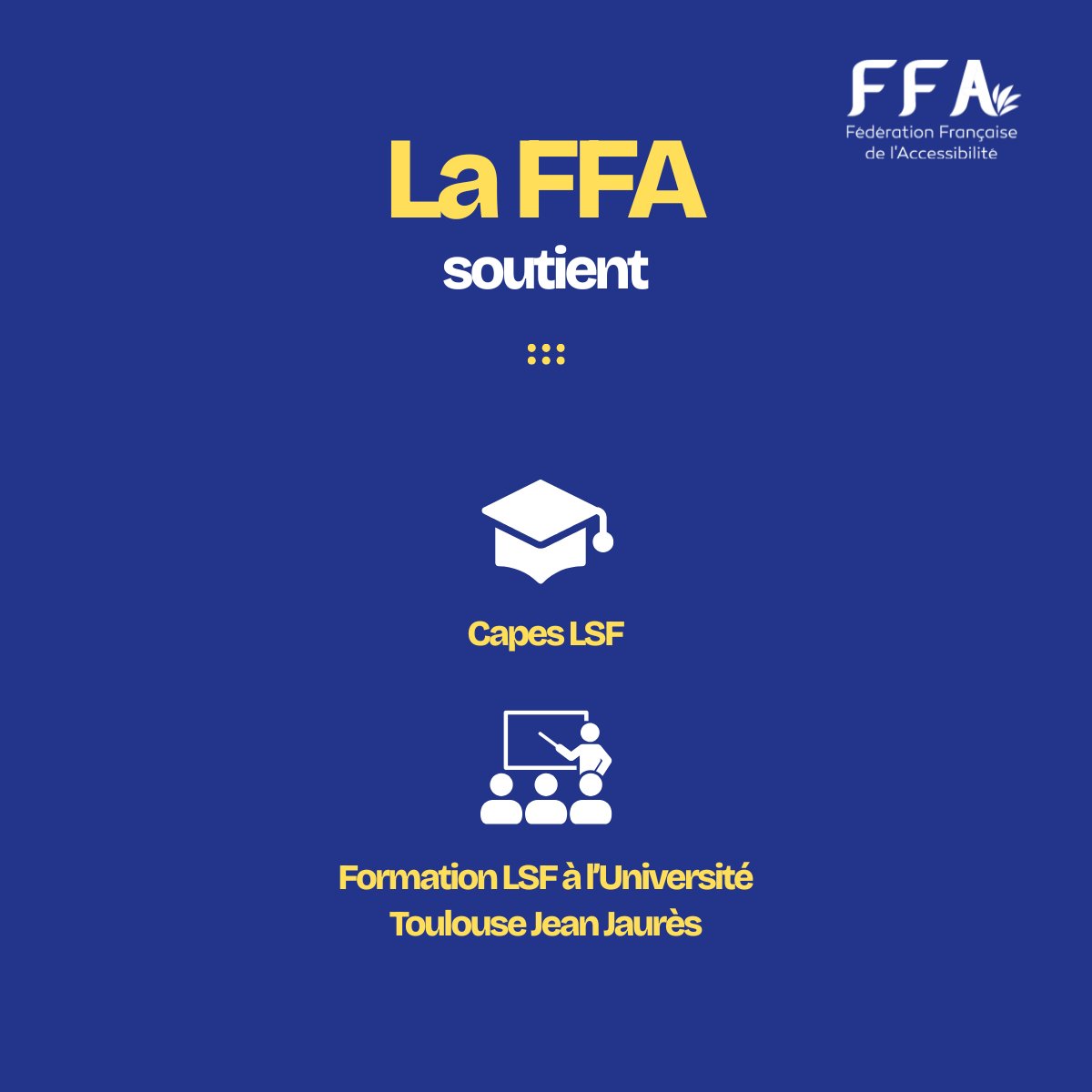 Fédération Française de L'Accessibilité tweet media