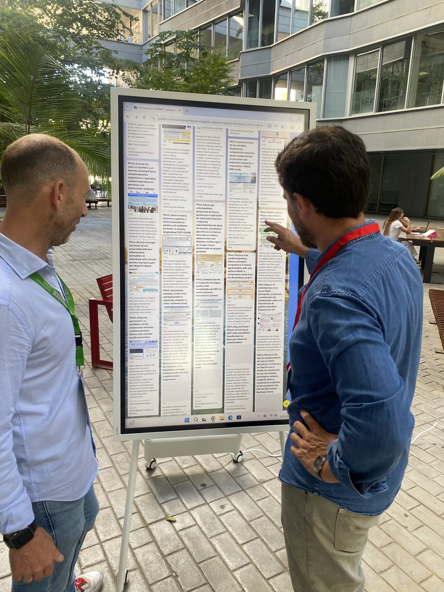 exernet2025's tweet photo. Las pantallas con los póster han quedado genial!!!!
#exernet2025 https://t.co/A6tedVYAud
