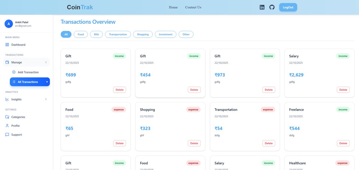 ankitpatel_og's tweet image. Built CoinTrak 💰, a full-stack finance tracker to manage income, expenses & visualize where your money really goes.
Made with Next.js, MongoDB, Chart.js & shadcn/ui 🚀
🔗 cointrak.vercel.app
