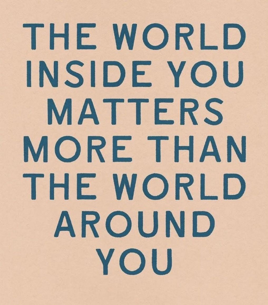 iamthreeletters's tweet image. This is what it is all about folks.  The world on the outside will always be the world on the outside, but what about within yourself.  You are in control of that part of your life.  Pay attention to yourself today...

#lookwithin #rememberwhoyouare #healing