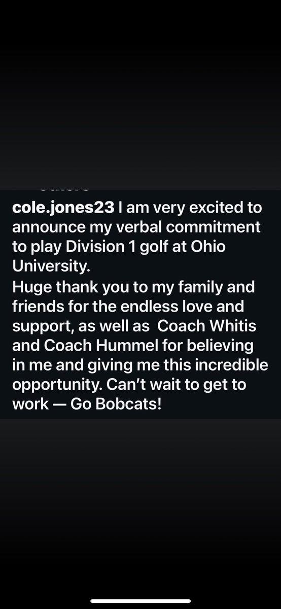 Congratulations to St. Mary’s Lancer Senior golfer Cole Jones on his commitment to play golf at Ohio University! Your hard work and dedication has paid off!
