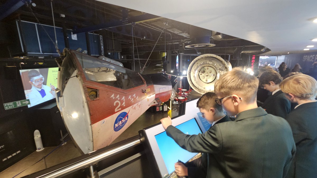 TootHillSTEM's tweet photo. What a great day at the @spacecentre with year 8s. A brilliant way to make #STEM connections, particularly making links with the space topic the students have just studied in science. #TootHillSTEM #STEMeducation #rocketscience https://t.co/2cx1nBRd0Y