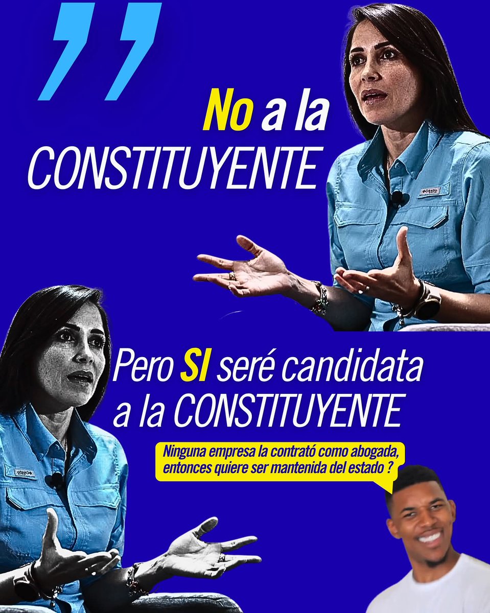 OpinandoGye's tweet photo. @ecuarauz Pero la de acá ya quiere asegurar un puestito. Cómo hablamos con est https://t.co/ignYfbtjc3