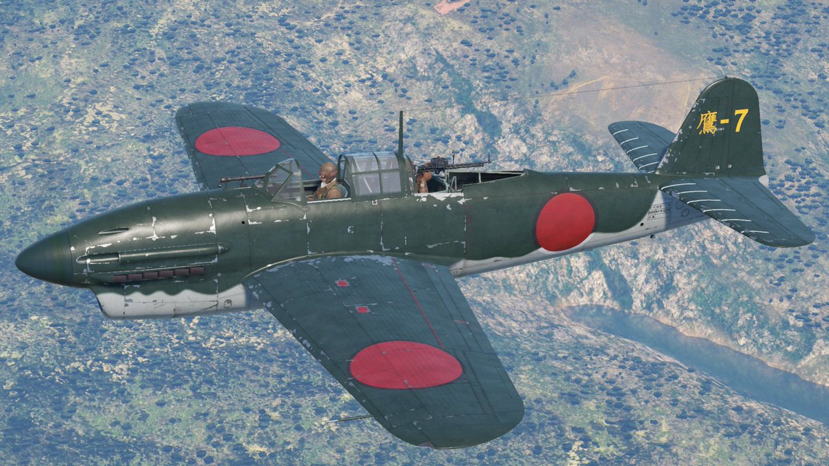 zero2152c's tweet image. 本日投稿した彗星一一型のユーザースキン
live.warthunder.com/post/1154439/e…
第523海軍航空隊　鷹-7
#WarThunder #WarThunder_JP