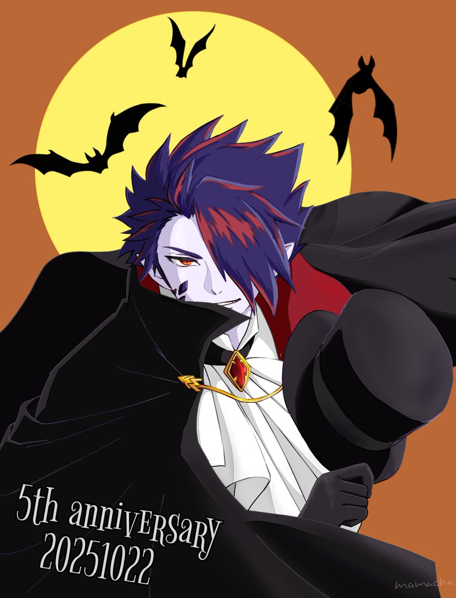 ジアさん5周年おめでとう！
だいぶ遅れてしまったけどお祝いさせてください😢
2年前もヴァンパイアコス描いた記憶…
成長しないなぁ自分

#竜の魔剣士ジア登場5周年
#エレナイ