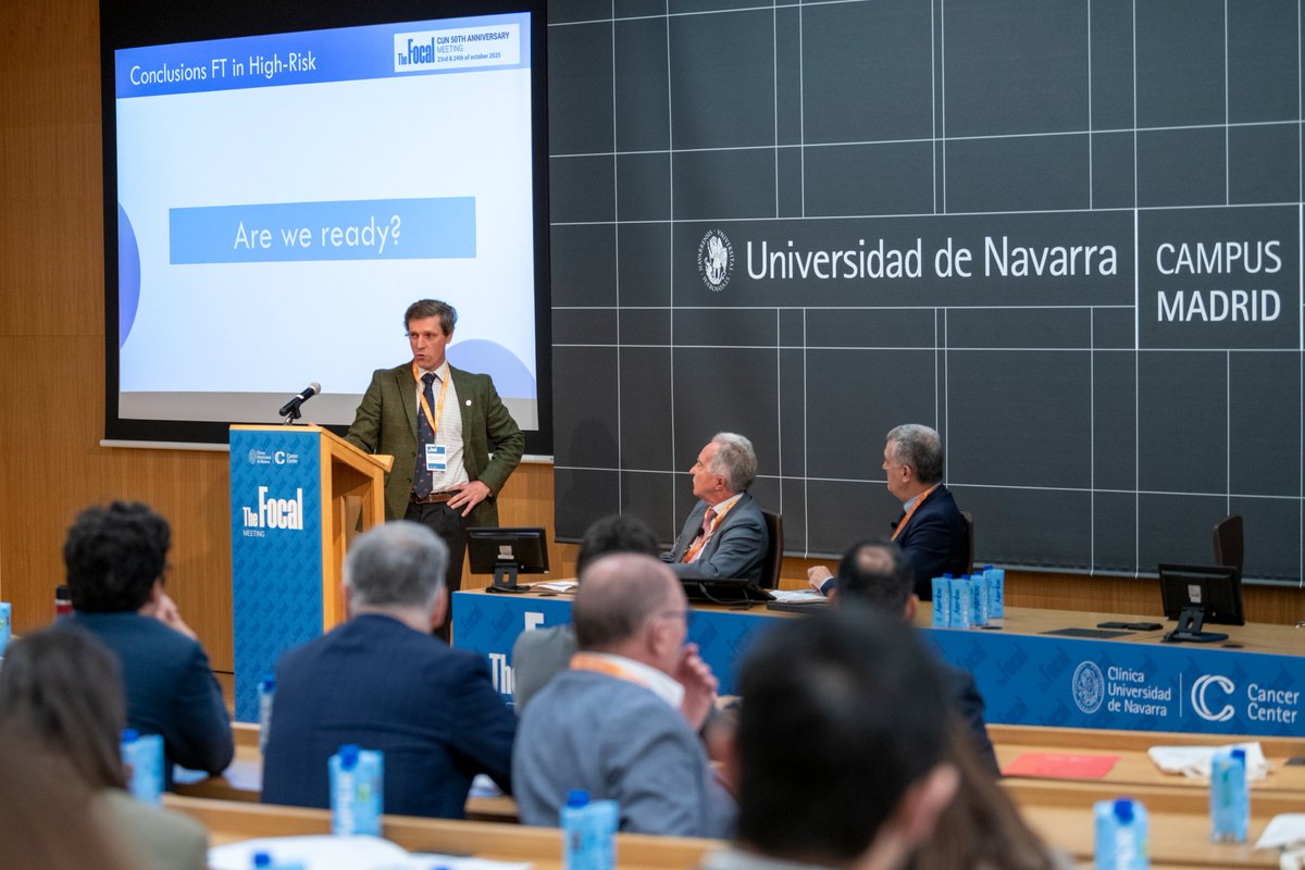 ClinicaNavarra's tweet image. 📢 Gracias a todos los profesionales que han hecho posible #TheFocal, primer congreso en España sobre #TerapiaFocal del #CáncerDePróstata.

Expertos de todo el mundo han compartido avances, experiencia clínica y cirugías en directo.