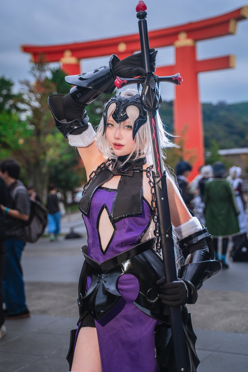 yaanya_cos's tweet image. 京都✖️ジャンヌオルタの英霊星行の礼装みたい
📸(@Putt_ii )
#cosplay #JeannedArcAlter