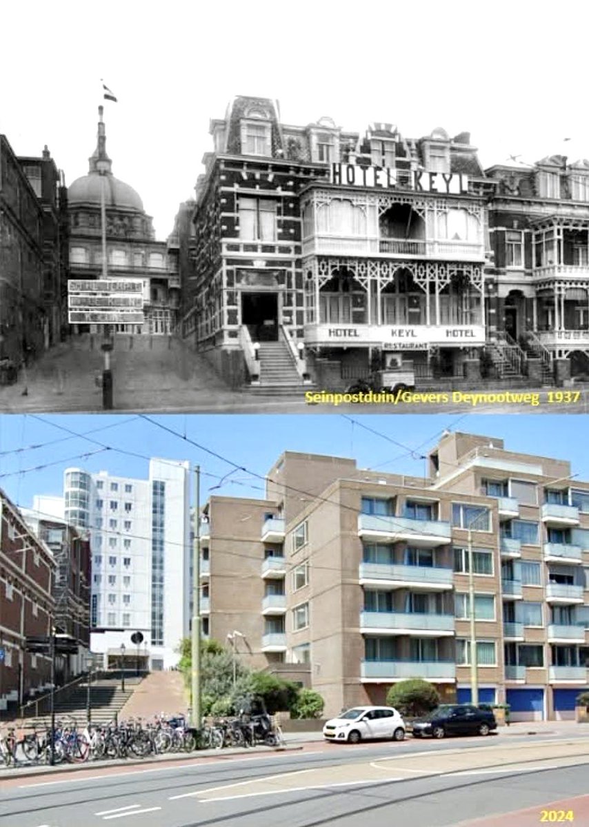 Het is niet heel moeilijk in Scheveningen schrijnende voorbeelden van ‘vroeger &amp; nu te vinden’.