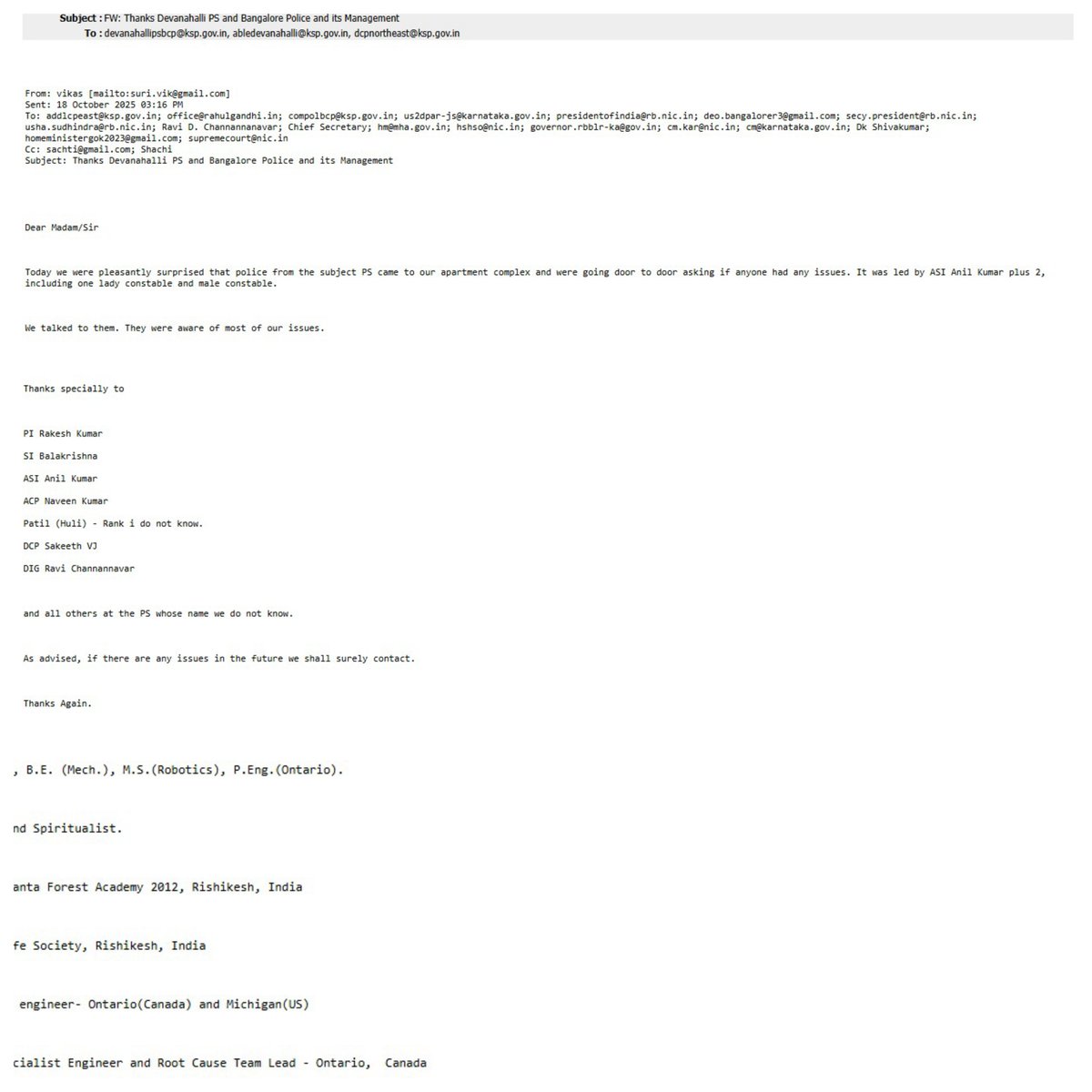 devanahalllips's tweet image. We sincerely thank the citizens of Devanahalli for appreciating the efforts of Devanahalli Police Station❤️. Your kind words inspire us to serve better every day. @BlrCityPolice 
#KarnatakaPolice #PublicService #WeServeWithPride
#ManeManePolice
#WeServeWeProtect