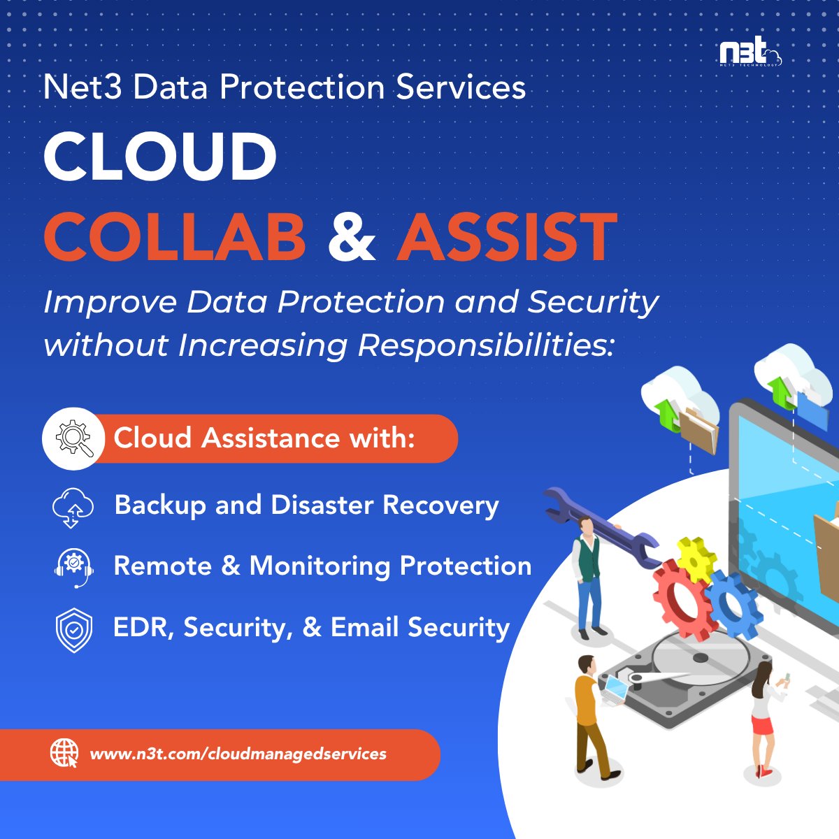 N3TTech's tweet image. 📈Cyber threats are growing fast—and most IT teams are stretched thin. You don’t have to go it alone! Bring in trusted experts to protect your data, lower risks, and stay ahead of disruption with Net3&apos;s Cloud Collab &amp;amp; Assist Services.

hubs.ly/Q03NtX2K0

#CloudConfident…