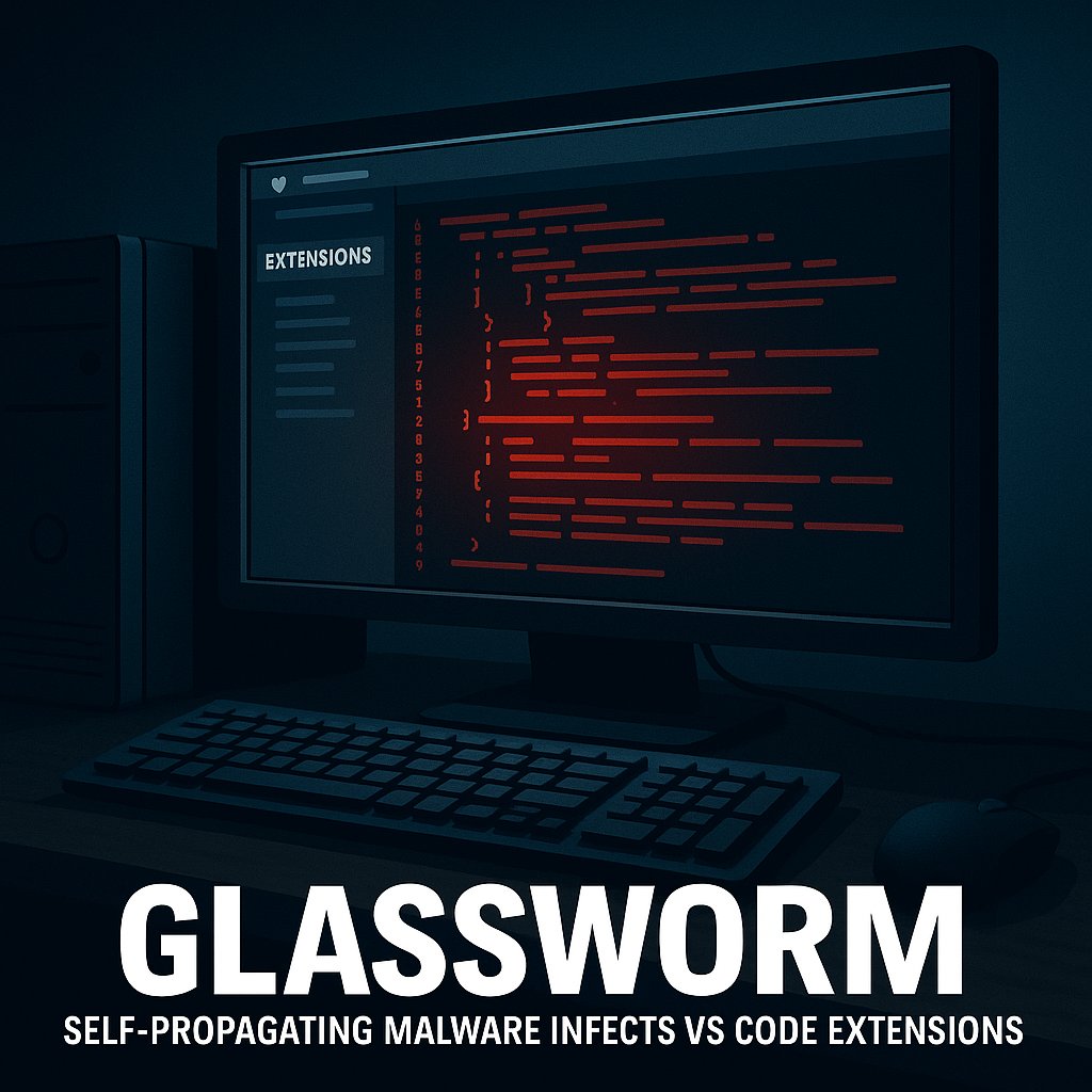 DigitalWarCorp's tweet image. ⚠️ 35K+ VS Code installs hit by GlassWorm malware.
Trusted tools turned into attack vectors.
🧠 Discover unseen risks → DigitalWarfare.com
🔗 linkedin.com/pulse/invisibl…