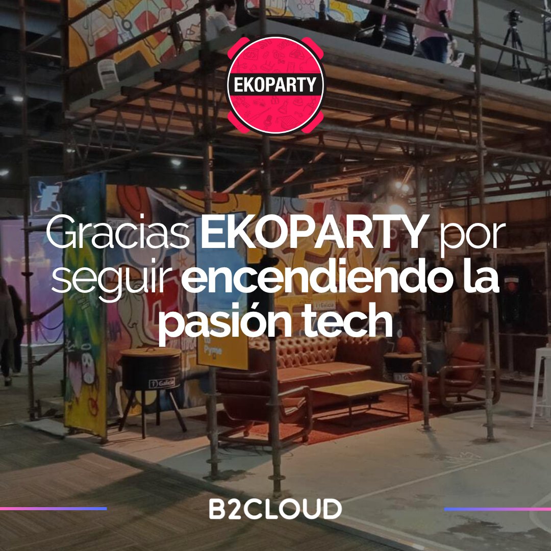 b2cloudtech's tweet image. 🔐@ekoparty  volvió a reunir a la comunidad hacker más grande de LATAM 🇦🇷
 Charlas, innovación y mucha inspiración para seguir aprendiendo y fortaleciendo la cultura de la #Ciberseguridad 💚
¡Gracias @ekoparty por otro gran evento!
 #EKO2025 #TechCommunity #HackingCulture