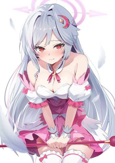 あ、あまりこっちを見ないで...///
#ブルアカ #BlueArchive 