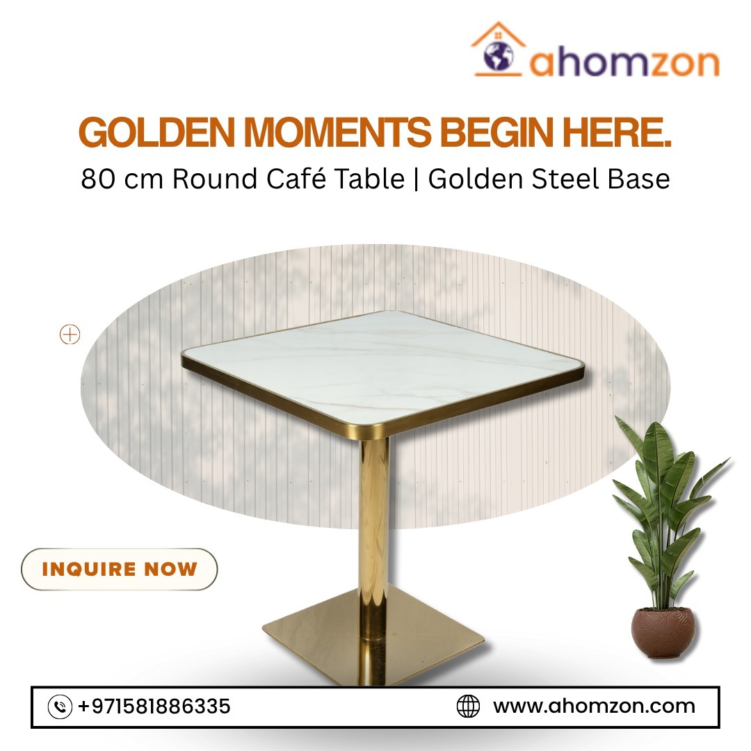 ahomzon's tweet image. Golden moments start here ✨
elevate your space with our 80 cm round café table with a stunning golden steel bas

📩 inquire now: +971581886335
🌐 ahomzon.com

#ahomzon #cafetable #homedecor #interiordesign #goldentouch #modernfurniture #homeinspo #interiorgoals
