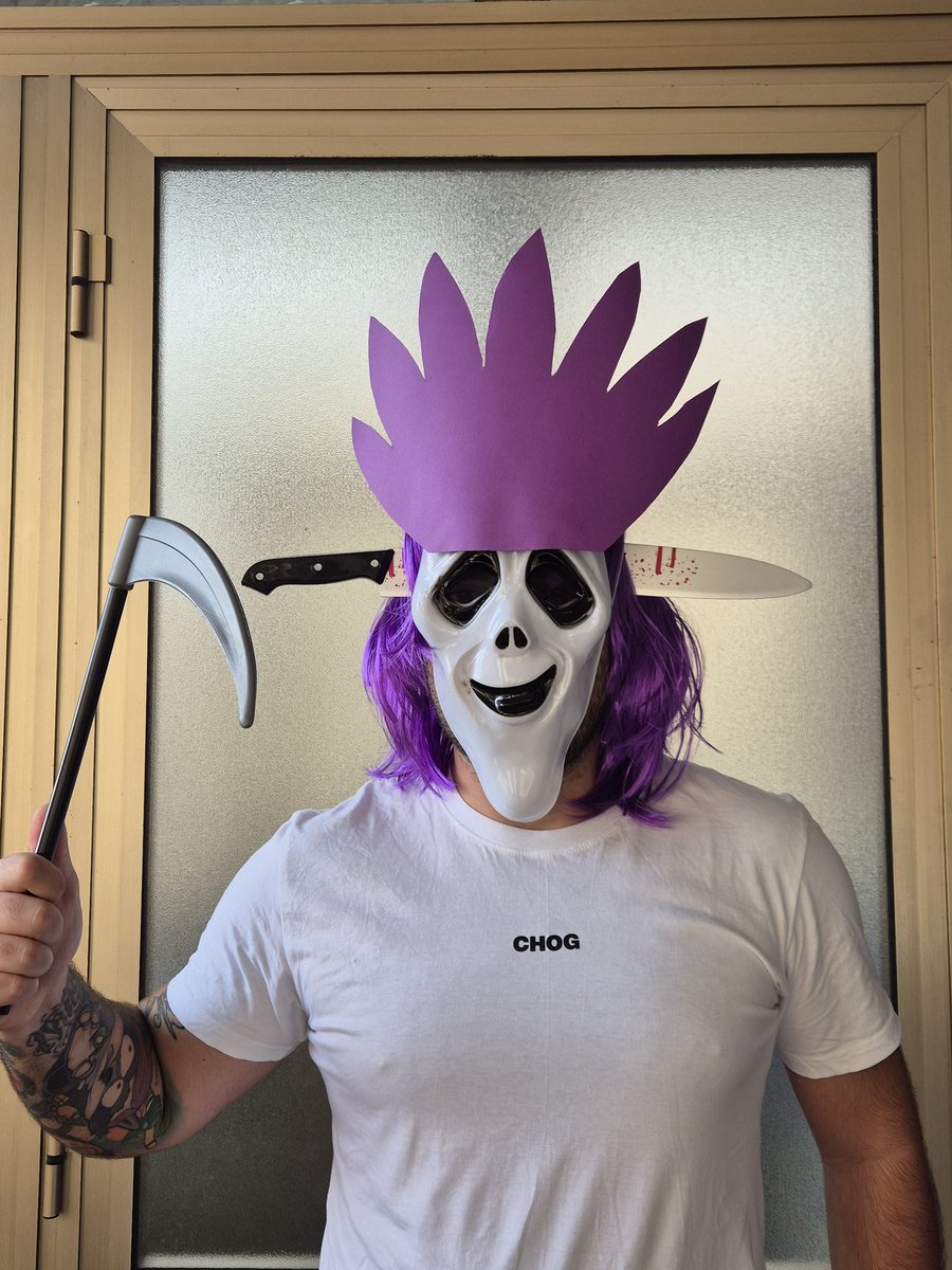 JumpInCrypto_'s tweet photo. I'm the scariest and weirdest CHOG of #CHOGOWEEN https://t.co/sw0Kdr56AO