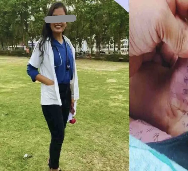 AnubadNews's tweet photo. A promising doctor in Satara, Maharashtra, tragically died by suicide, leaving a note written on her hand. She accused PSI Gopal Badane of repeated rape over five months. This heartbreaking event highlights the urgent crisis of women’s safety in India. 

#JusticeForWomen https://t.co/fDlTjbIOfB