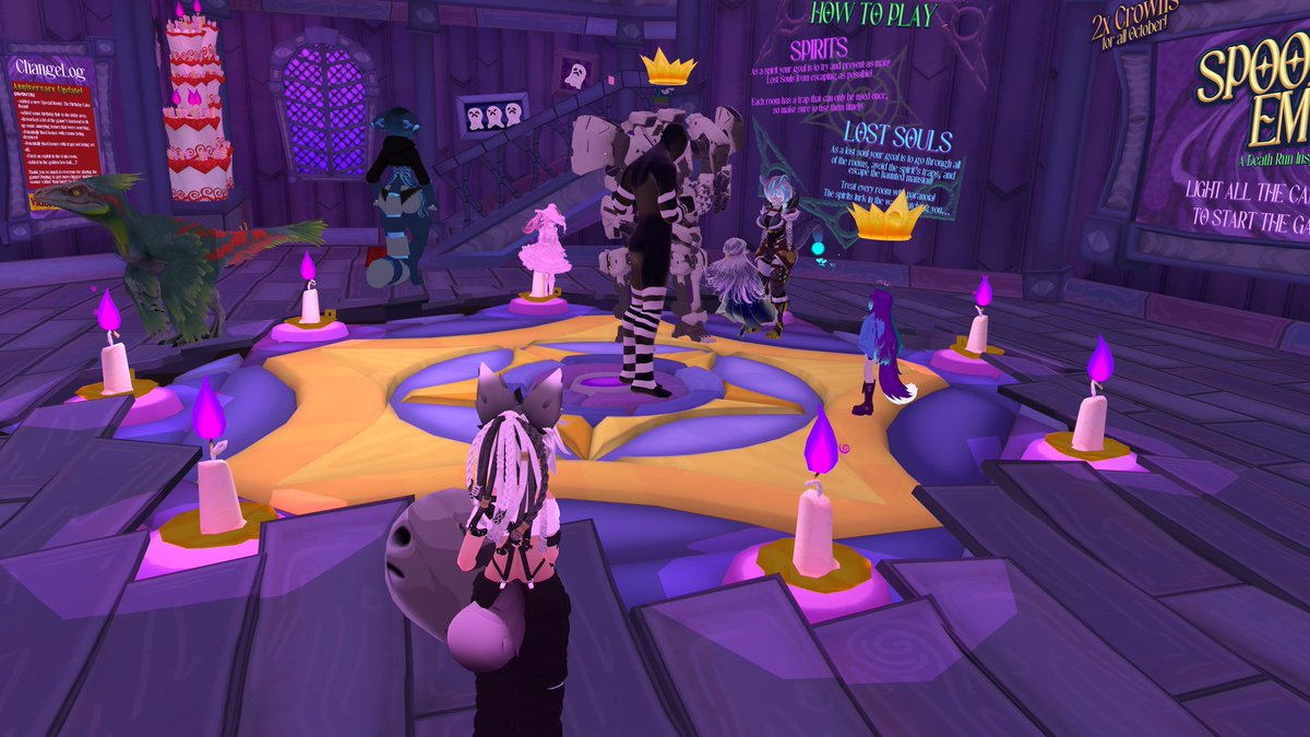 CpuAzazel's tweet image. Had a fun time with @SanusSangria and @DoviraBlooshims on their #VRChat stream! Was a bit of lag and crashing but otherwise fun!
#vrc #VRC #giantess #Scuties #Blooshims