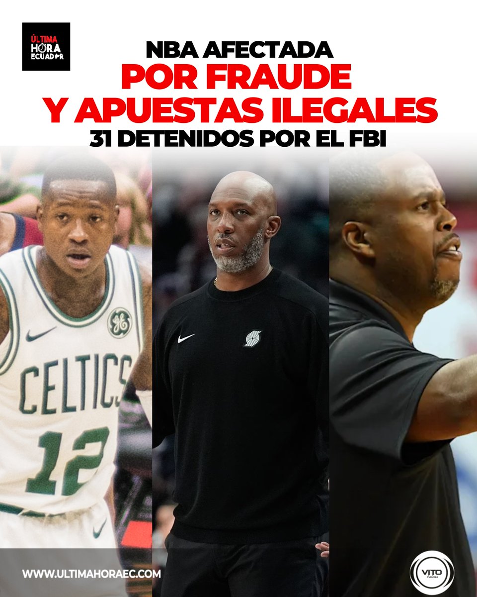 El FBI detuvo a 31 personas, incluidos Rozier, Billups y Jones, en una investigación sobre apuestas ilegales y fraude en la NBA vinculada a La Cosa Nostra.