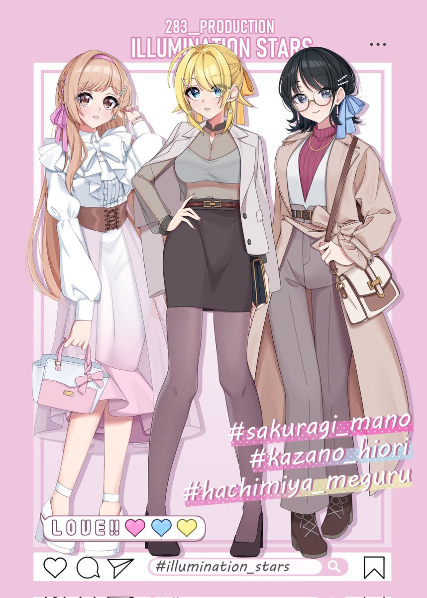 パラレルイルミネ🩷💛🩵

 #シャニマス