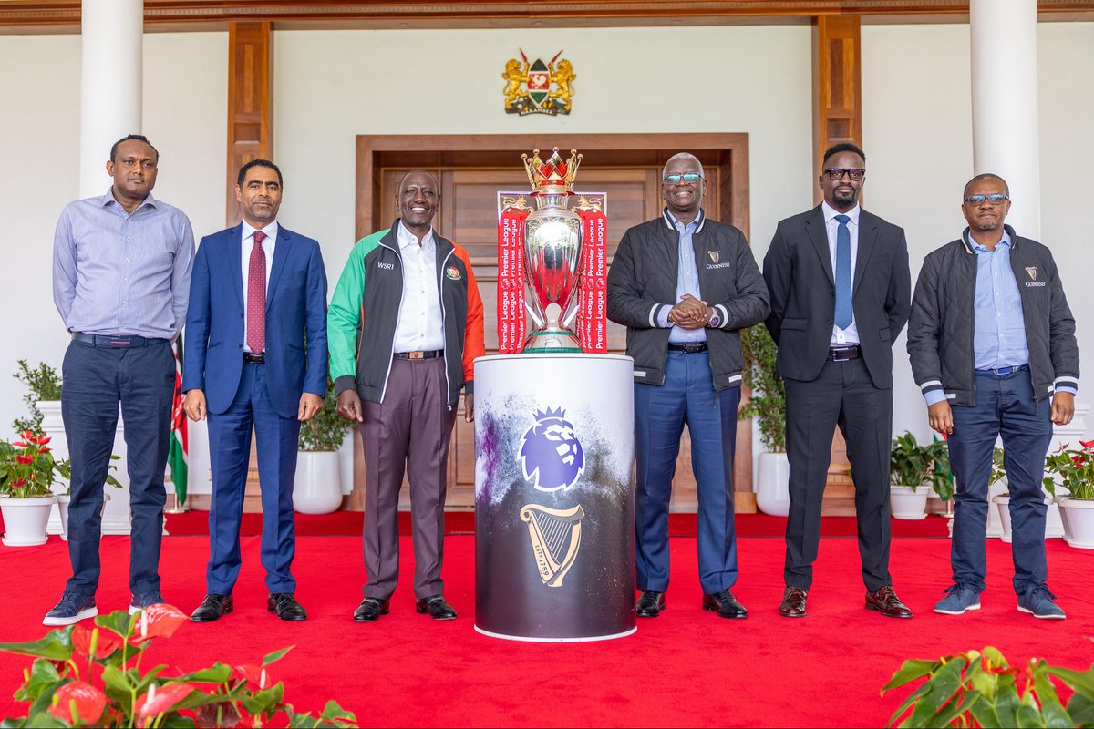 It’s a marketing strategy by the sponsors. Guinness brings the PL trophy, while Heineken brings the UCL title. Kenyans are both heavy drinkers and a PL-mad population. There was a time Emirates brought the FA Cup and Arsenal fans filled the place to have a look at their ‘UCL’