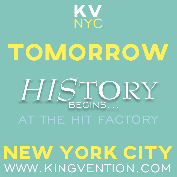 Tomorrow... HIStory Begins at the Hit Factory in New York!

Agenda of the event and all details here: kingvention.com