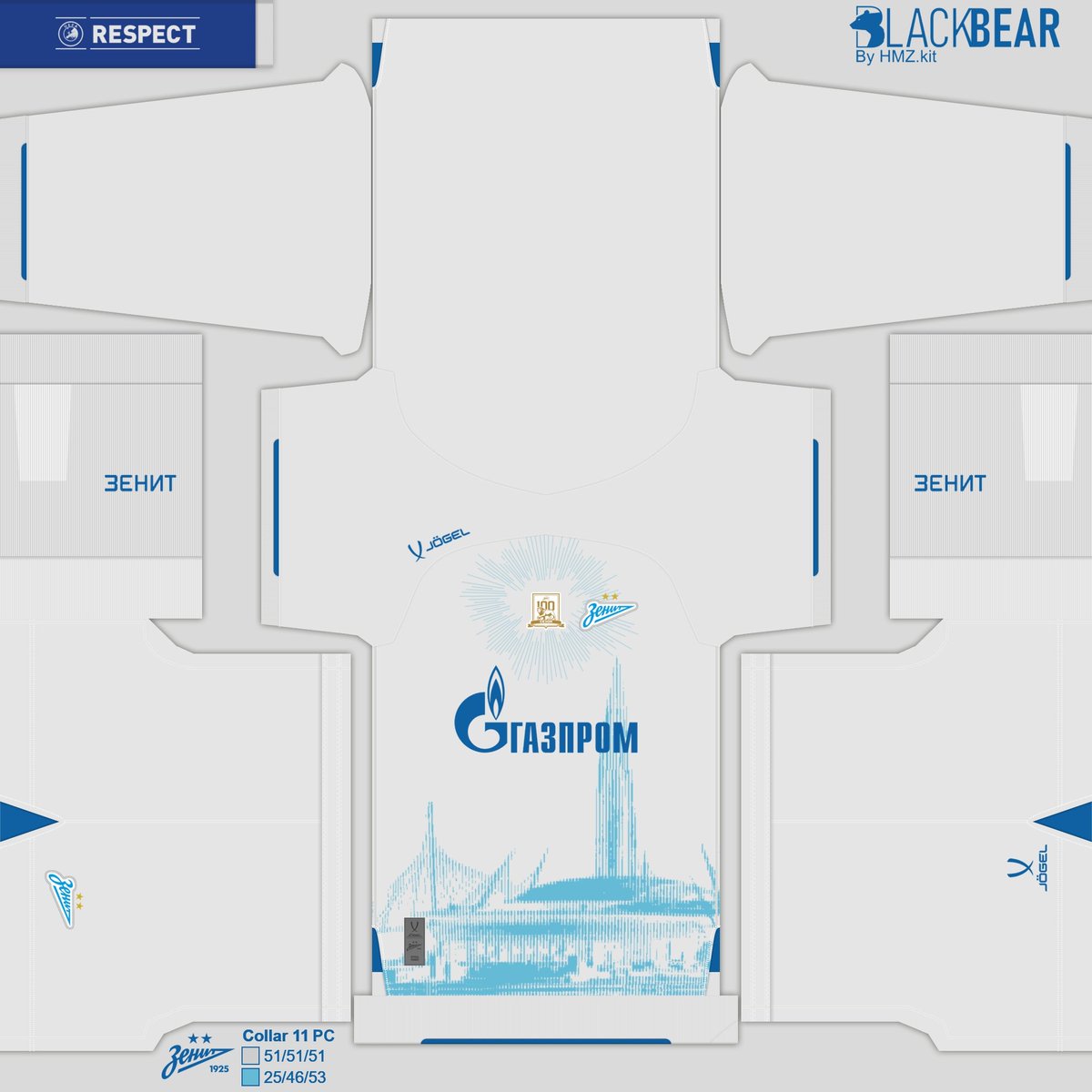 BlackBea42's tweet photo. FC Zenit Saint Petersburg 25/26 kit
#PES
#eFootball https://t.co/C2IWUQZEwd