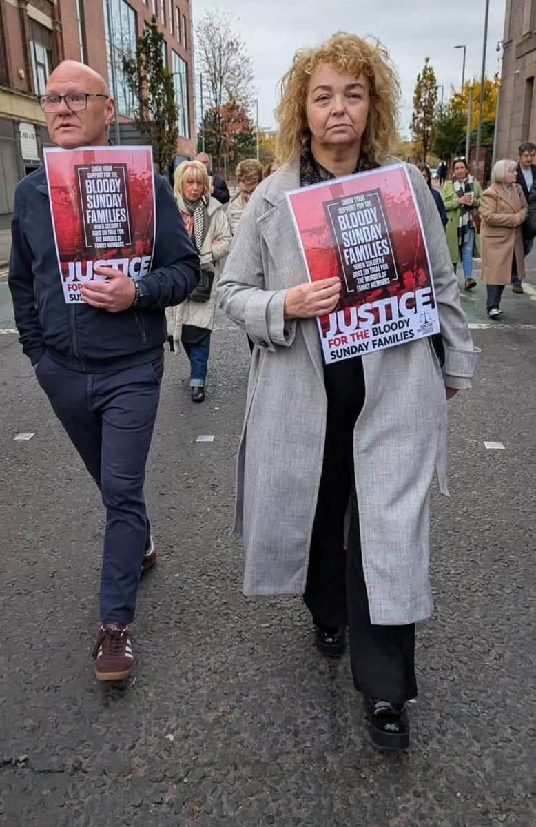 Jeeeeezuz Wept, imagine having someone there to support you,  who was running about with her PIRA Sectarian death squad shooting and bombing Catholics &amp; Protestants.

Sinn Fein members killed  a helluva lot more Catholics in Derry than the British Army. 

North Belfasts answer to