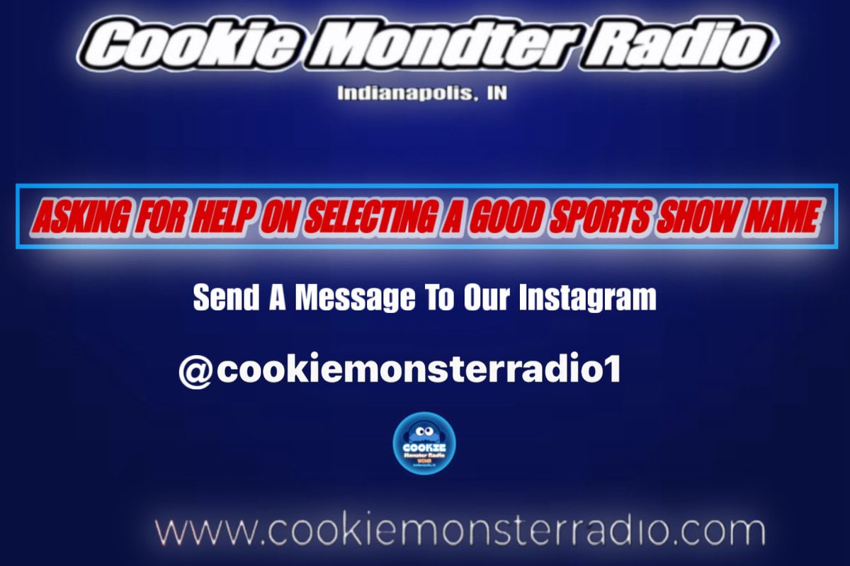 Coach_Feild's tweet photo. Asking For Your Help Selecting A Good Live Sports Show Name. 
#WCMR #indianapolis https://t.co/Ifm3iEdOrN